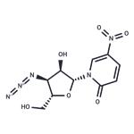 3'-Azido-3'-deoxy-5-nitro-4-deoxyuridine