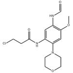 3-Chloro-N-[5-(formylamino)-4-methoxy-2-(4-morpholinyl)phenyl]propanamide