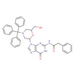 N2-Phenylacetyl-7'-OH-N-trityl-morpholino guanine