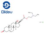 17α-Pregn-5-en-20-yne-21-carboxylic acid, 3β,17-dihydroxy-, 2-(diethylamino)ethyl ester, hydrochloride