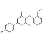 Pyrimidine, 4,6-dichloro-5-(2-methoxyphenoxy)-2-(1-oxido-4-pyridinyl)-