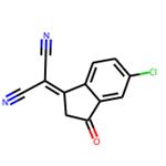 2-(5-Chloro-3-oxo-2,3-dihydro-1H-inden-1-ylidene)malononitrile