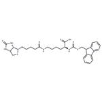 (S)-2-((((9H-fluoren-9-yl)methoxy)carbonyl)amino)-6-(5-((3aS,4S,6aR)-2-oxohexahydro-1H-thieno[3,4-d]imidazol-4-yl)pentanamido)hexanoic acid