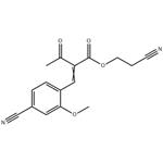(Z)-2-cyanoethyl 2-(4-cyano-2-methoxybenzylidene)-3-oxobutanoate