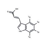 3-Indoleacrylic acid-d4