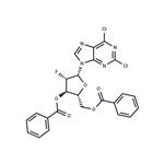 2,6-Dichloropurine -9-beta-D-(2'-deoxy-3',5'-di-O-benzoyl-2'-fluoro)arabinoriboside