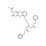 N1-Carboxymethyl-6-[2-(N,N'-bis-Cbz-guanidino) ? ethoxy]-phenoxazine