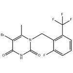 5-Bromo-1-(2-fluoro-6-(trifluoromethyl) benzyl)-6-methyl pyrimidine-2, 4(1H, 3H)-dione?