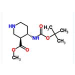 trans-4-Boc-amino-piperidine-3-carboxylic acid Methyl ester