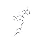 8-Bromo-5'-O-(4-cyanobenzyl)-2',3'-O-isopropylidene adenosine
