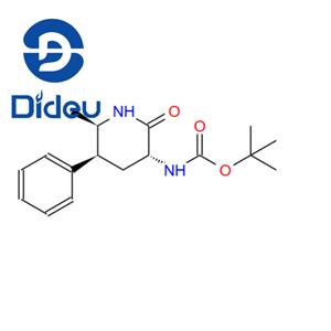 Carbamic acid, N-[(3R,5S,6R)-6-methyl-2-oxo-5-phenyl-3-piperidinyl]-, 1,1-dimethylethyl ester