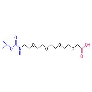 2,2-dimethyl-4-oxo-3,8,11,14,17-pentaoxa-5-azanonadecan-19-oic acid