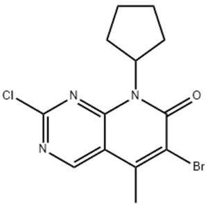 6-broMo-2-chloro-8-cyclopentyl-5-Methylpyrido[2,3-d]pyriMidin-7(8H)-one