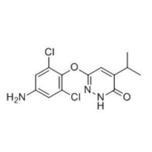 6-(4-amino-2,6-dichlorophenoxy)-4-isopropylpyridazin-3(2H)-one