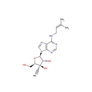 3'-beta-C-Ethynyl-N6-isopentenyl ? adenosine