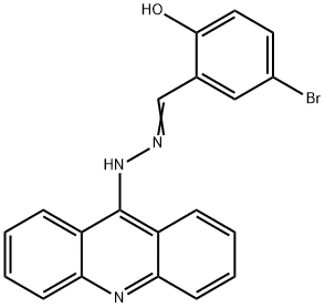 2-((2-(Acridin-9-yl)hydrazono)methyl)-4-bromophenol