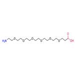 1-amino-3,6,9,12,15,18-hexaoxahenicosan-21-oic acid