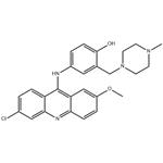 4-((6-Chloro-2-methoxyacridin-9-yl)amino)-2-((4-methylpiperazin-1-yl)methyl)phenol
