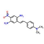 2-[2-[4-(dimethylamino)phenyl]ethenyl]-5-nitrobenzene-1,4-diamine