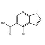 1H-Pyrrolo[2,3-b]pyridine-5-carboxylic acid, 4-chloro-