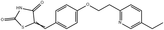 5-(4-(2-(5-Ethylpyridin-2-yl)ethoxy)benzylidene)thiazolidine-2,4-dione