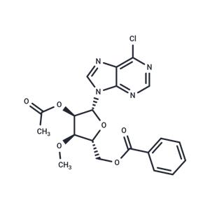 9-(2'-O-Acetyl-5'-O-benzoyl-3'-O-methyl-beta-D-ribofuranosyl)-6-chloropurine