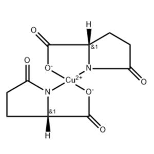 bis(5-oxo-L-prolinato-N1,O2)copper