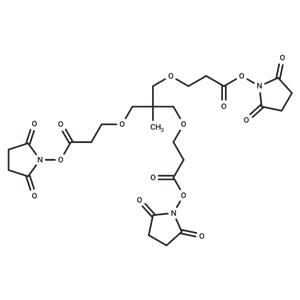 m-C-tri(CH2-PEG1-NHS ester)