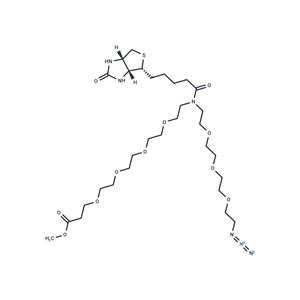 N-(Azido-PEG3)-N-Biotin-PEG4-methyl ester