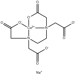 Copper(II) disodium 2,2',2'',2'''-(ethane-1,2-diylbis(azanetriyl))tetraacetate tetrahydrate