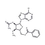 9-(2'-O-Acetyl-5'-O-benzoyl-3'-O-methyl-beta-D-ribofuranosyl)-6-chloropurine