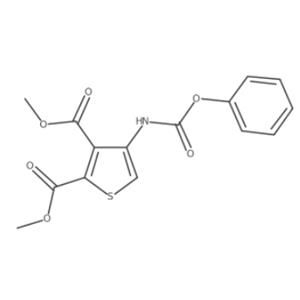 4-[(Phenoxycarbonyl)amino]-2,3-thiophenedicarboxylic acid 2,3-dimethyl ester