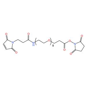 Mal-NH-PEG8-CH2CH2COONHS ester