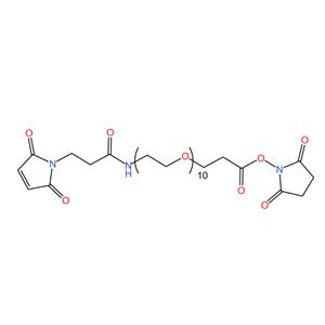 Mal-NH-PEG10-CH2CH2COONHS ester