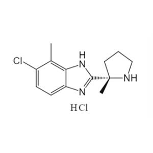6-Chloro-7-methyl-2- [(2S) -2-methylpyrrolidin-2-yl] -1H-benzimidazole hydrochloride