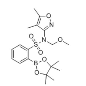 N-(4,5-dimethylisoxazol-3-yl)-N-(methoxymethyl)-2-(4,4,5,5-tetramethyl-1,3,2-dioxaborolan-2-yl)benzenesulfonamide