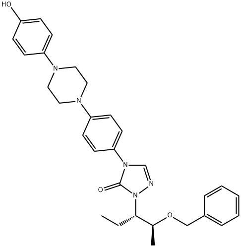 1-((2S,3S)-2-(Benzyloxy)pentan-3-yl)-4-(4-(4-(4-hydroxyphenyl)piperazin-1-yl)phenyl)-