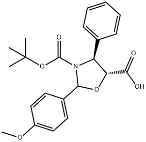 (4S,5R)-3-tert-butoxycarbony-2-(4-anisy)-4-phenyl-5-oxazolidinecarboxylic acid