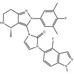 (S)-1-(4-Fluoro-1-methyl-1H-indazol-5-yl)-3-(2-(4-fluoro-3,5-dimethylphenyl)-4-methyl-4,5,6,7-tetrahydro-2H-pyrazolo[4,3-c]pyridin-3-yl)-1H-imidazol-2(3H)-one