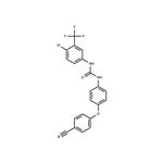 1-(4-Chloro-3-(trifluoromethyl)phenyl)-3-(4-(4-cyanophenoxy)phenyl)urea