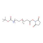 BocNH-PEG2-CH2CH2COONHS ester