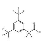 2-(3,5-bis-trifluoromethylphenyl)-2-methyl-propionyl chloride