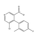 Pyridine, 2-chloro-4-(4-fluoro-2-methylphenyl)-5-nitro-