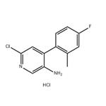 3-Pyridinamine, 6-chloro-4-(4-fluoro-2-methylphenyl)-hydrochloride