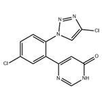 6-(5-chloro-2-(4-chloro-1H-1,2,3-triazol-1-yl)phenyl)pyrimidin-4-ol