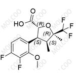 (2R,3S,4S,5R)-3-(3,4-Difluoro-2-methoxyphenyl)tetrahydro-4,5-dimethyl-5-(trifluoromethyl)-2-furancarboxylic acid