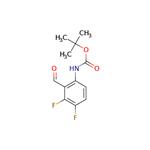 2-Methyl-2-propanyl (3,4-difluoro-2-formylphenyl)carbamate