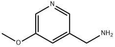 (5-メトキシピリジン-3-イル)メタンアミン 化学構造式