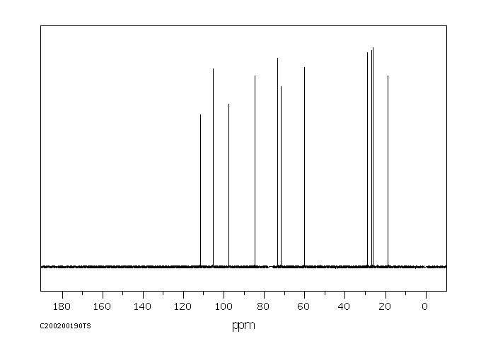 1,2:3,5-Di-O-isopropylidene-alpha-D-xylofuranose(20881-04-3) <sup>1</sup>H NMR