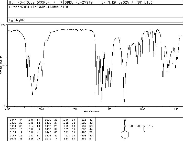 2-(aminothioxomethyl)benzohydrazide(5351-66-6) IR1